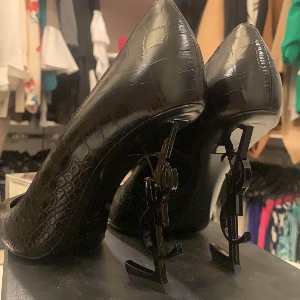 ❌SOLD❌ YSL Opyum Black Heels brand new - Picture 3 of 8